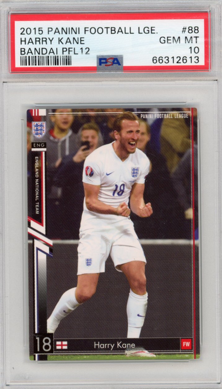 2015 Panini Football League Bandai Pfl12 Harry Kane #88 PSA 10