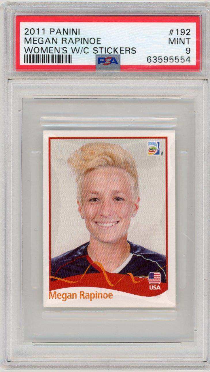 2011 Panini Women's World Cup Stickers 192 Megan Rapinoe Psa 9