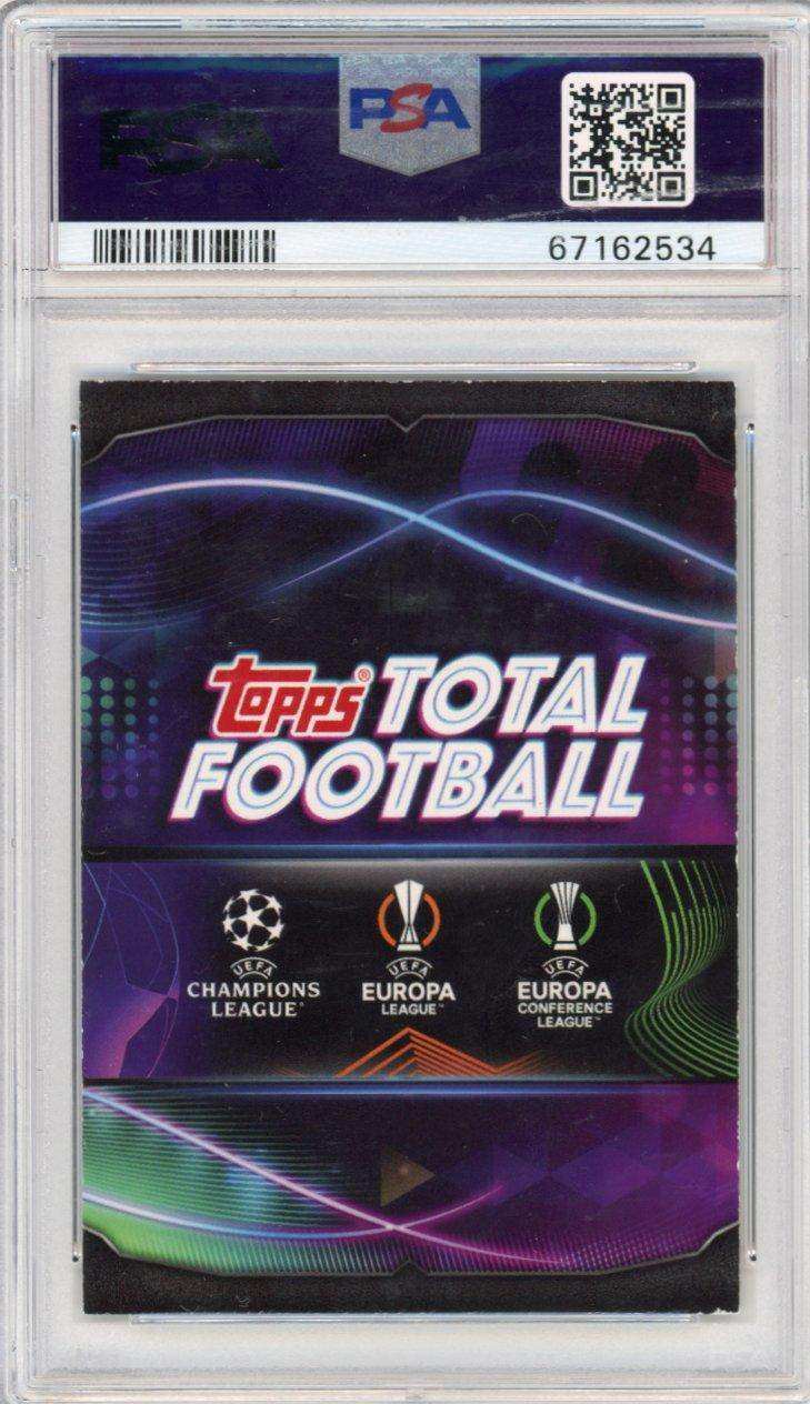 2021 Topps Total Football 318 Erling Haaland Psa 5