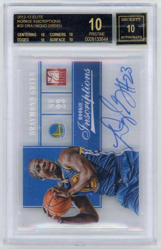 2012 Elite Rookie Inscriptions 20 Draymond Green Bgs 10