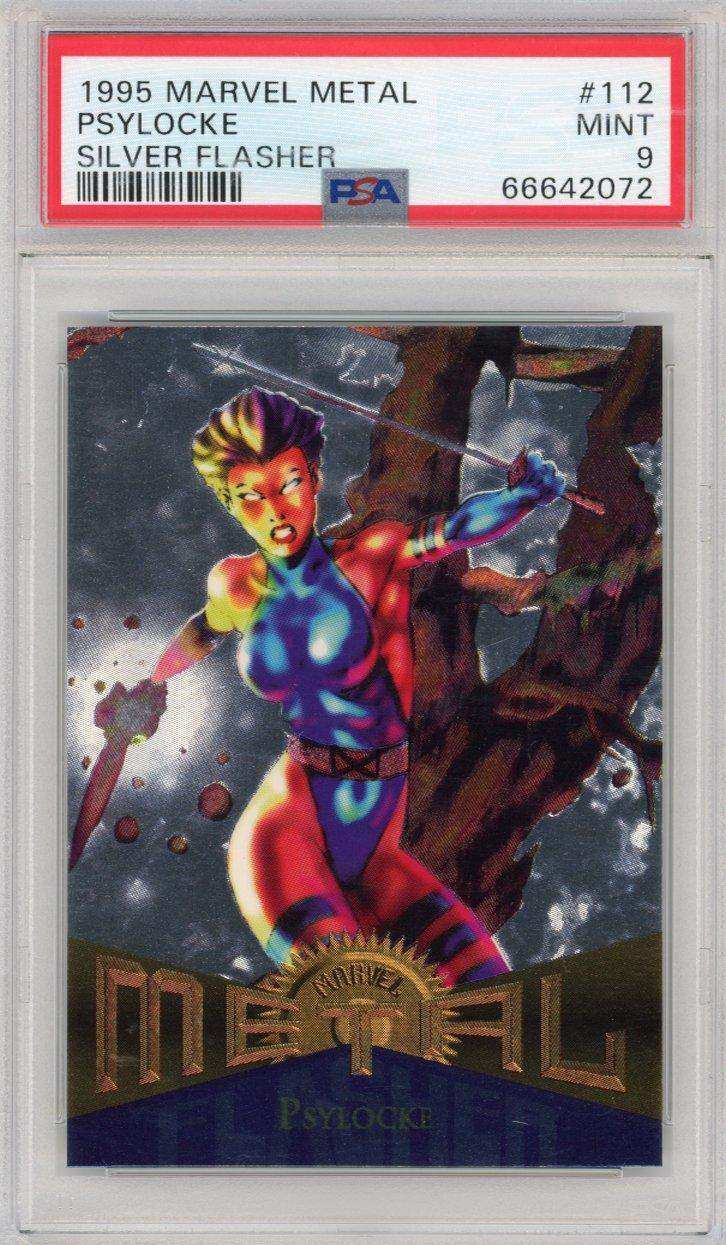 1995 Marvel Metal Psylocke #112 PSA 9