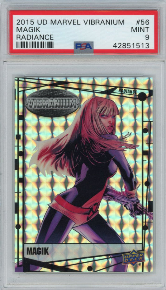 2015 Upper Deck Marvel Vibranium Radiance 56 Magik Psa 9