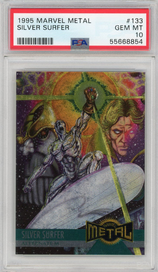 1995 Marvel Metal 133 Silver Surfer Psa 10