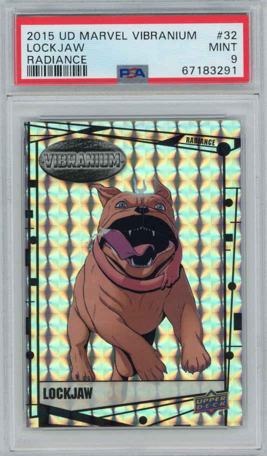 2015 Upper Deck Marvel Vibranium Radiance 32 Lockjaw Psa 9