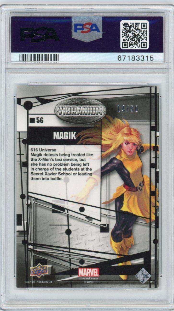 2015 Upper Deck Marvel Vibranium Radiance 56 Magik Psa 9