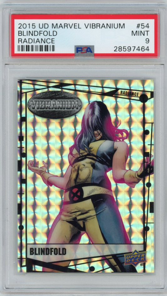 2015 Upper Deck Marvel Vibranium Radiance 54 Blindfold Psa 9