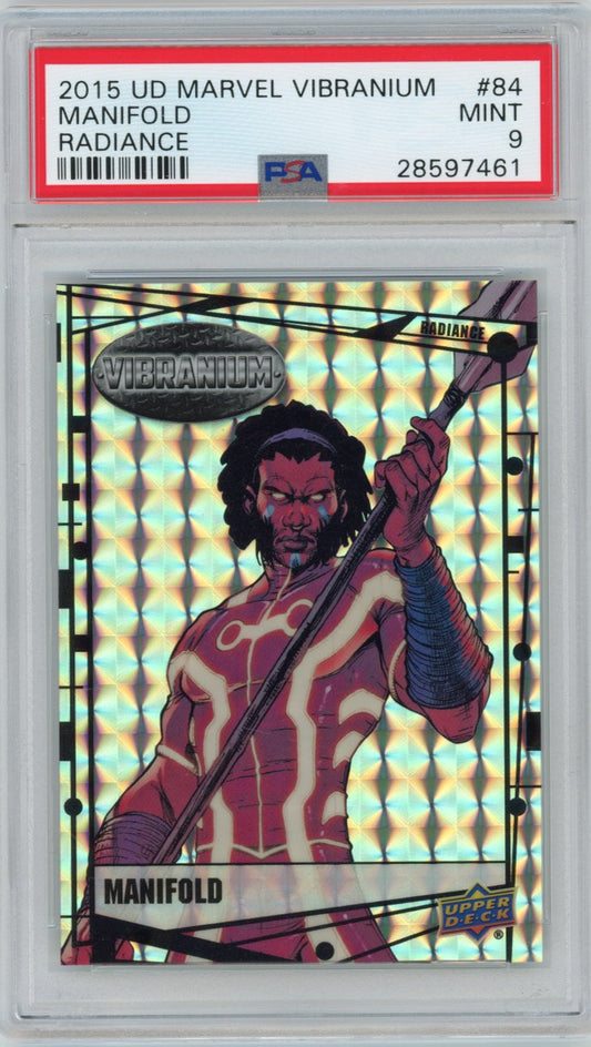 2015 Upper Deck Marvel Vibranium Radiance 84 Manifold Psa 9