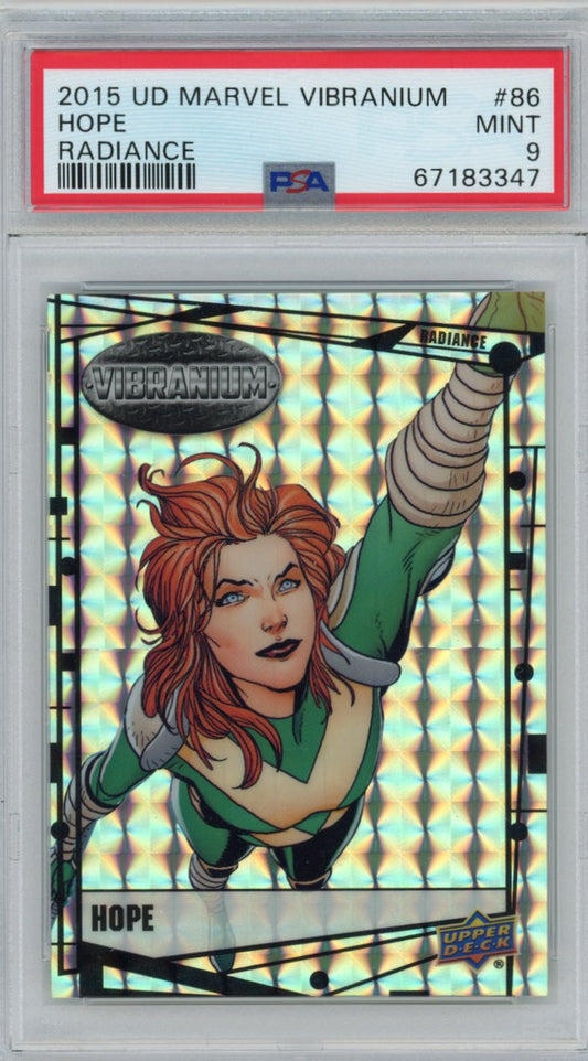 2015 Upper Deck Marvel Vibranium Radiance 86 Hope Psa 9