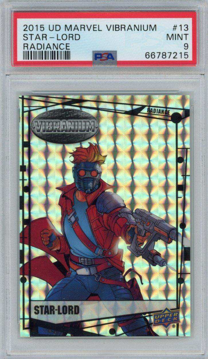 2015 Upper Deck Marvel Vibranium Radiance 13 Star-lord Psa 9