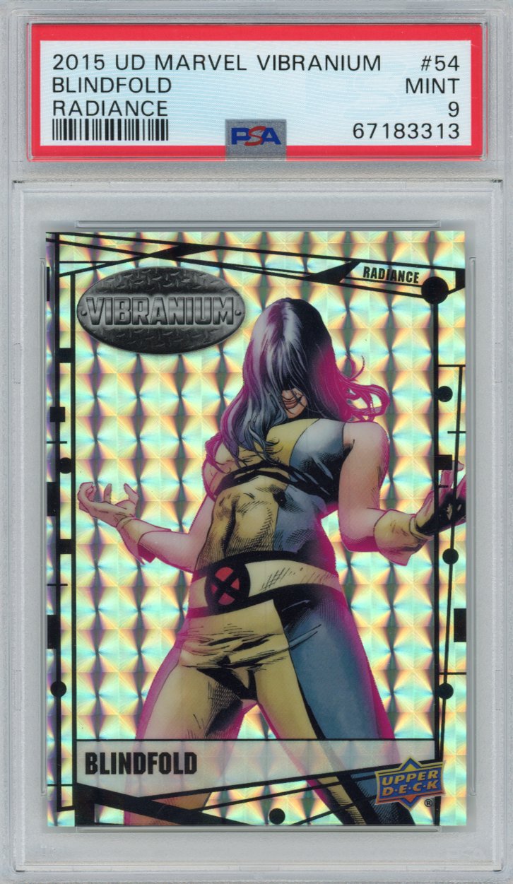 2015 Upper Deck Marvel Vibranium Radiance 54 Blindfold Psa 9