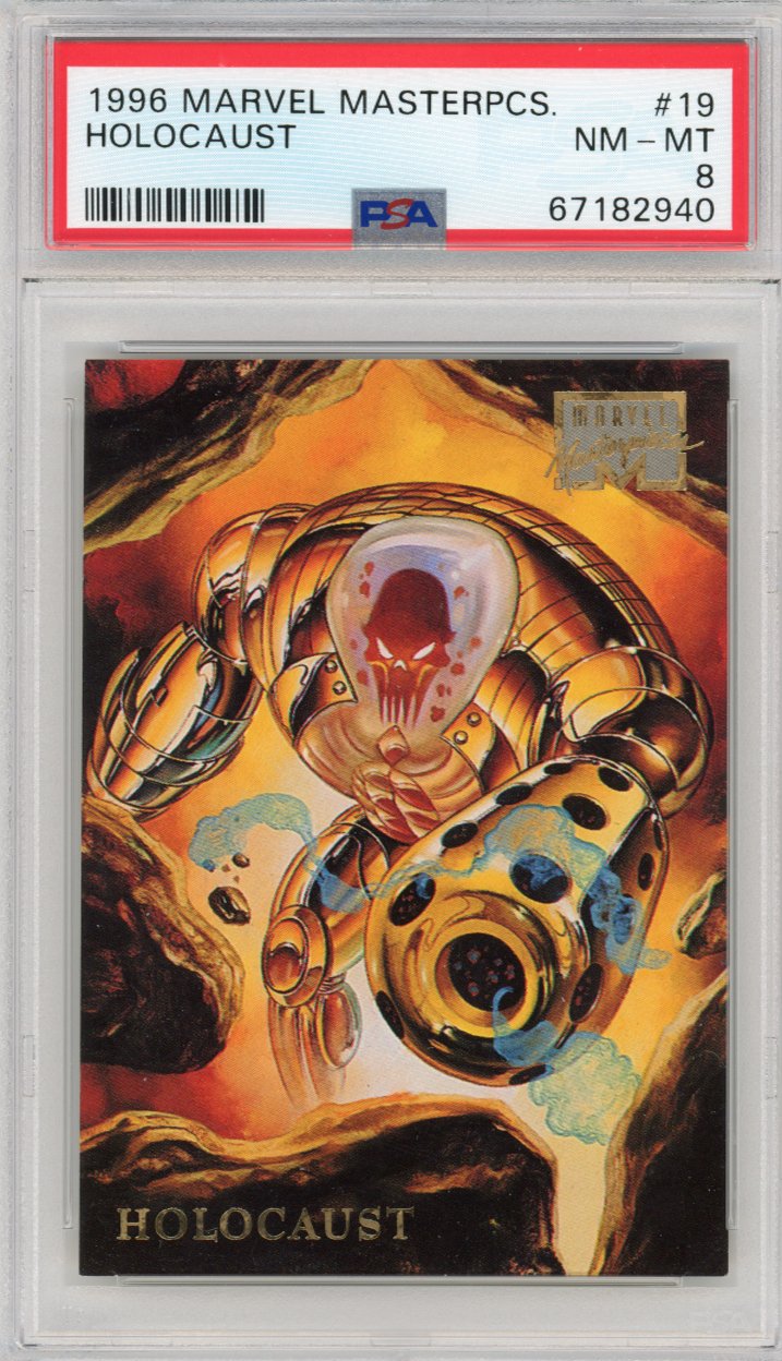 1996 Marvel Masterpieces 19 Holocaust Psa 8