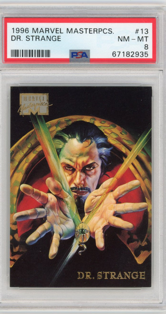 1996 Marvel Masterpieces 13 Dr Strange Psa 8