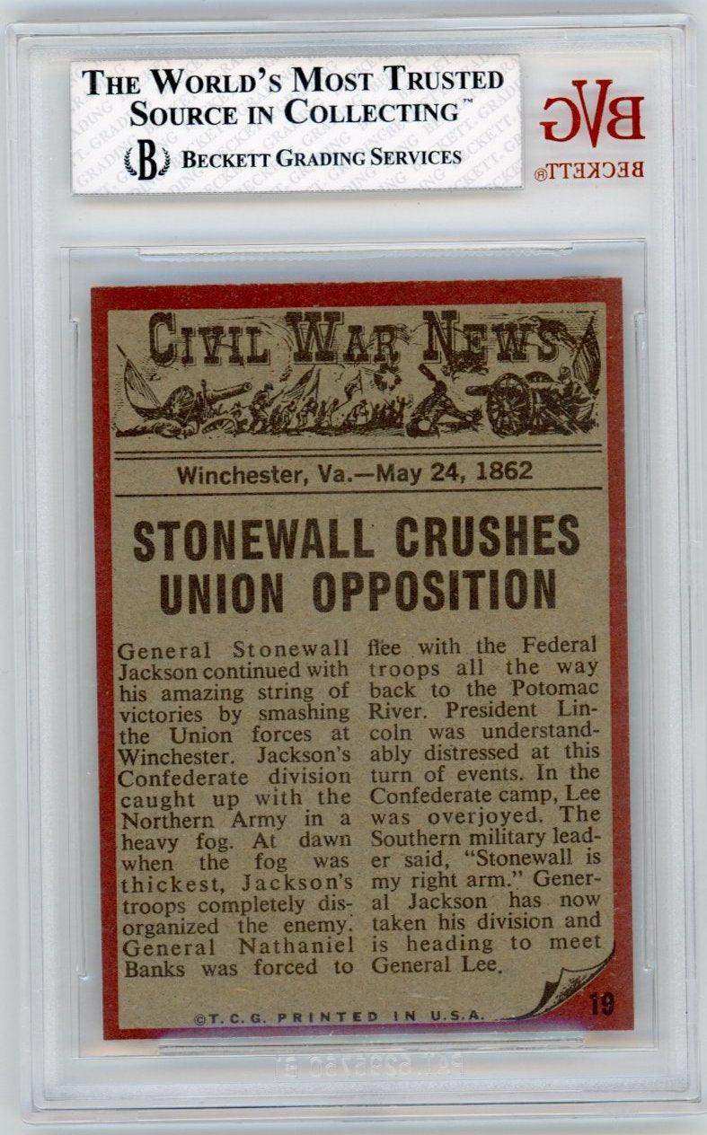 1962 Civil War News Pushed to His Doom #19 BGS 6