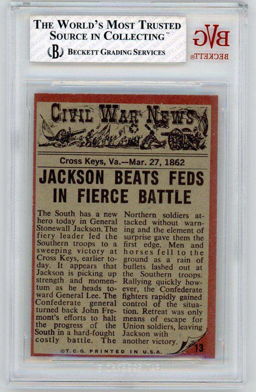 1962 Civil War News Dying Effort #13 BGS 6