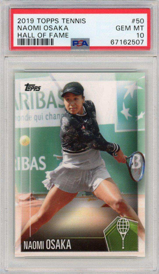 2019 Topps Tennis Hall Of Fame 50 Naomi Osaka Psa 10