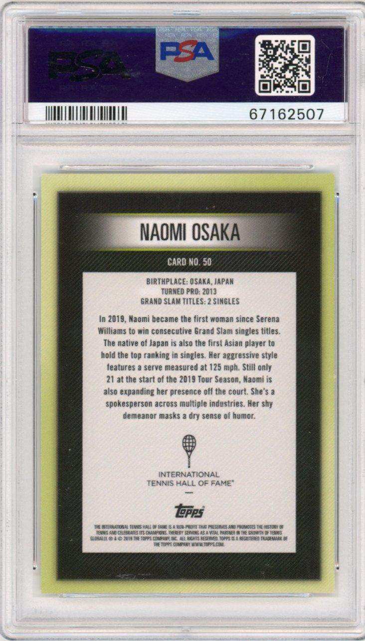 2019 Topps Tennis Hall Of Fame 50 Naomi Osaka Psa 10