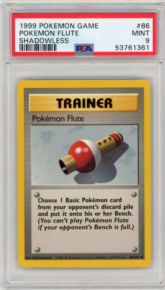 1999 PokéMon TCG Pokemon Flute #86 PSA 9