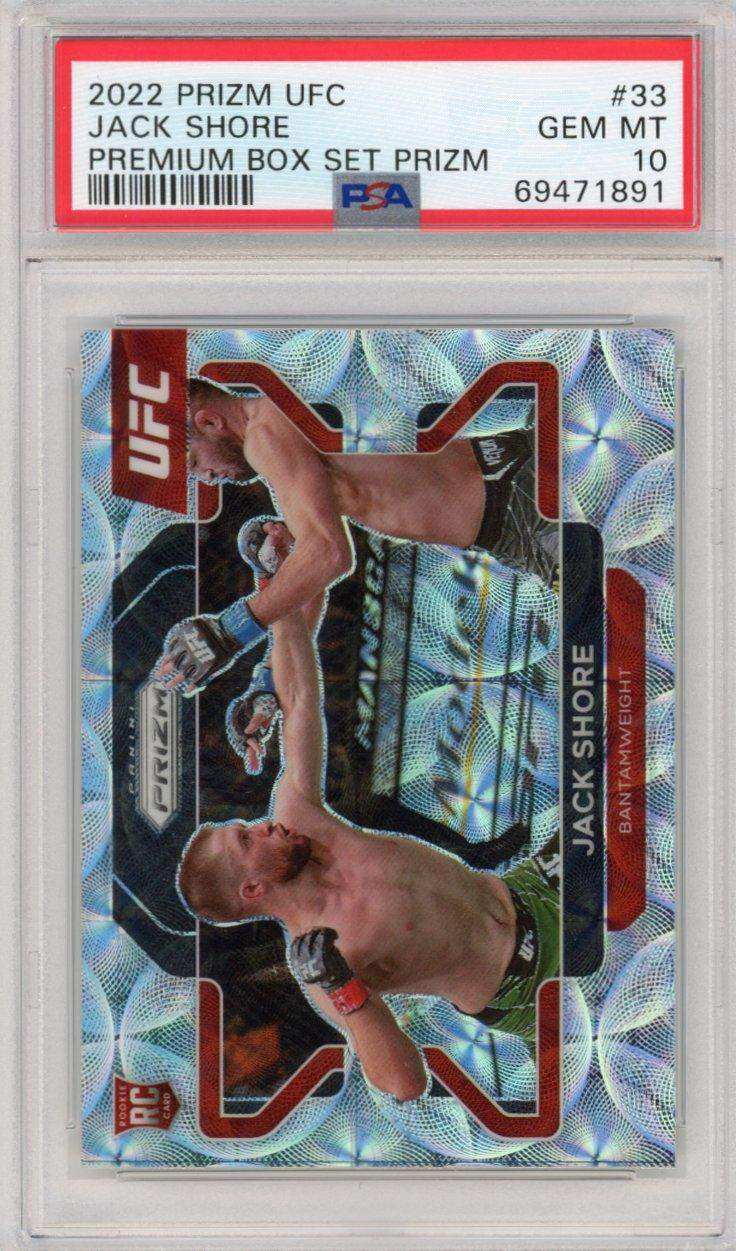 2022 Panini Prizm UFC Jack Shore #33 PSA 10