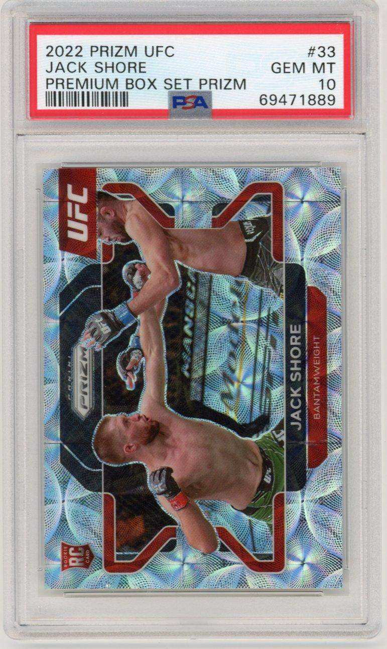 2022 Panini Prizm UFC Jack Shore #33 PSA 10