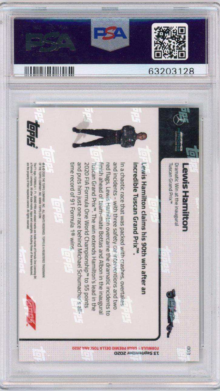 2020 Topps Now Formula 1 #3 Lewis Hamilton PSA 10