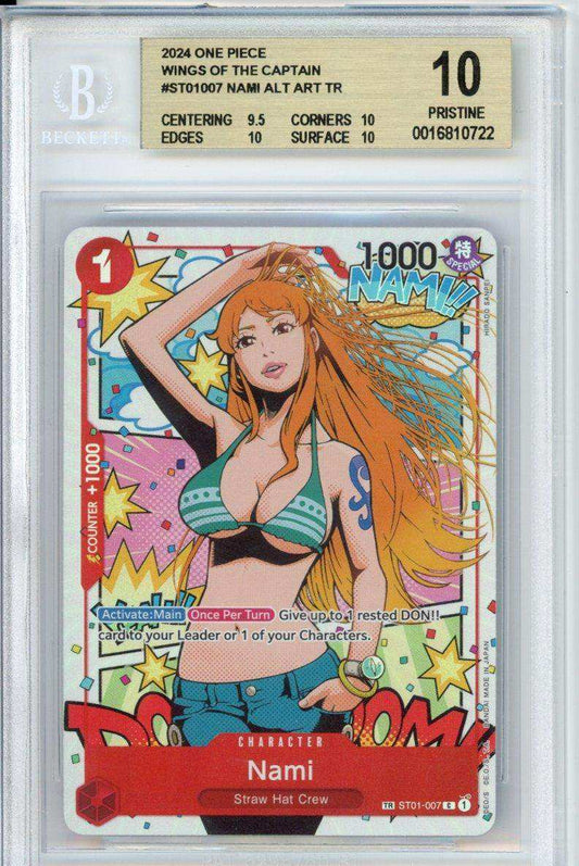 NAMI ALT ART TR 2024 ONE PIECE WINGS OF THE CAPTAIN BGS 10