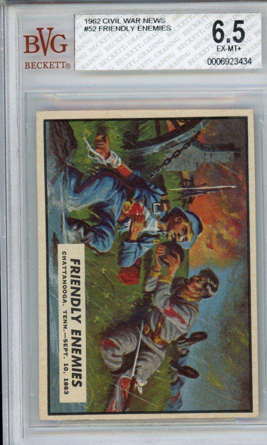 1962 Civil War News Friendly Enemies #52 BGS 6.5