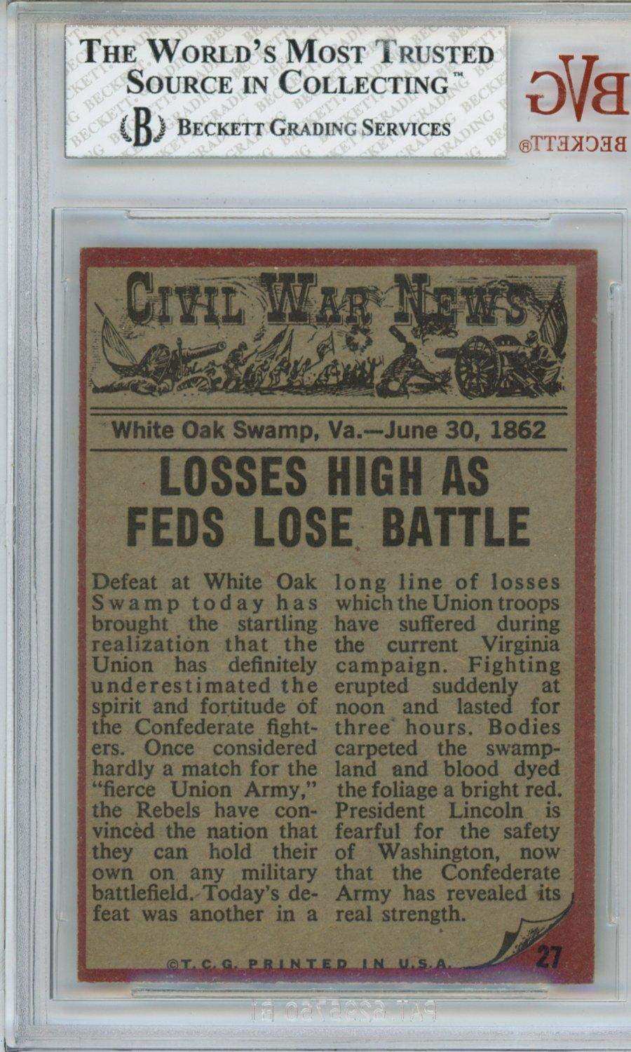 1962 Civil War News Massacre #27 BGS 6.5