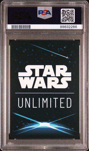 2024 STAR WARS: UNLIMITED SPARK OF REBELLION MILLENNIUM FALCON HYPERSPACE #455 PSA GEM MT 10