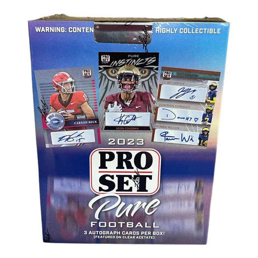 2023 Leaf Pro Set Pure Football Hobby Box