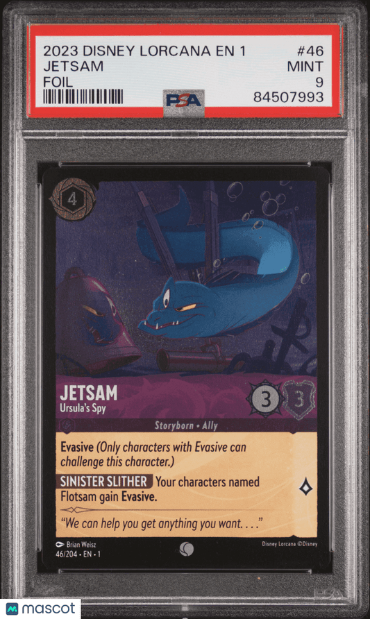 2023 Disney Lorcana TCG Jetsam #46 PSA 9