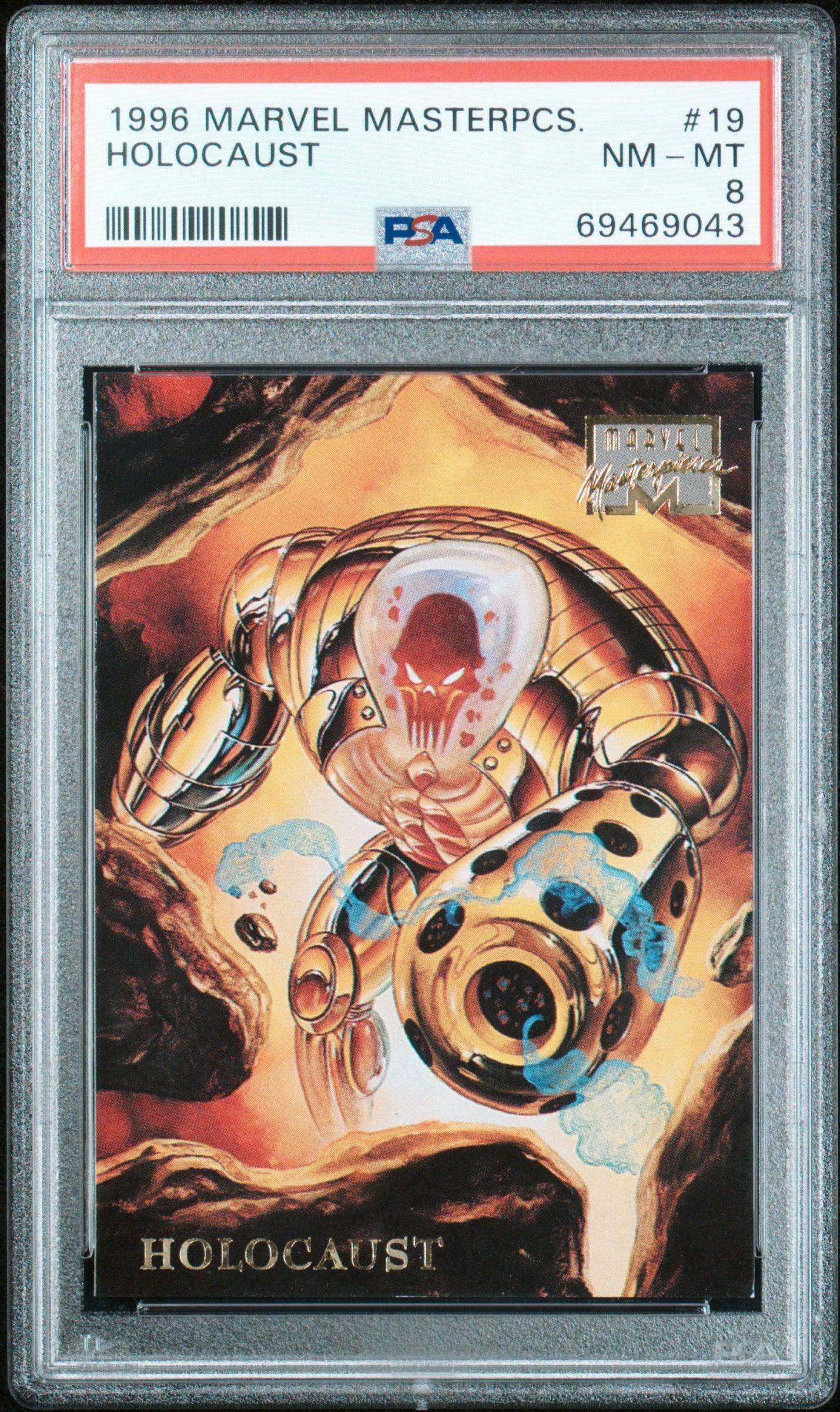 1996 Marvel Masterpieces 19 Holocaust Psa 8