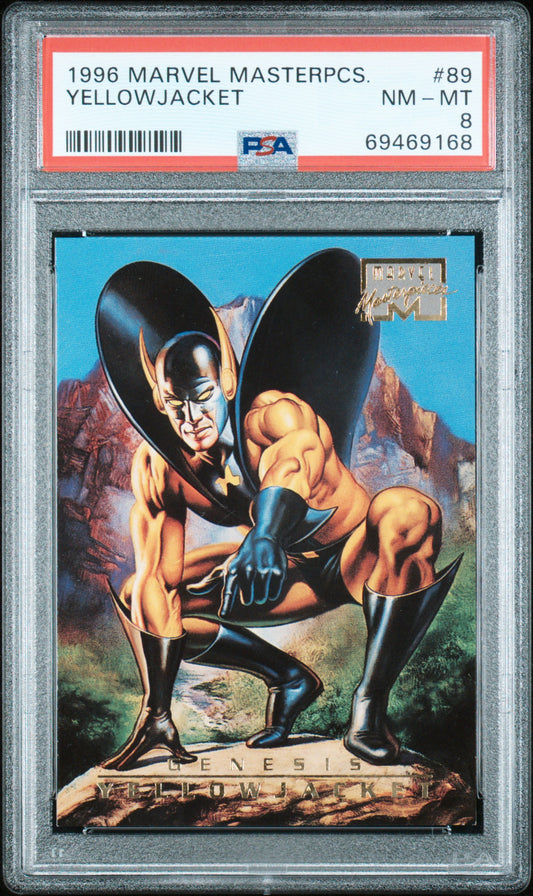 1996 Marvel Masterpieces 89 Yellowjacket Psa 8