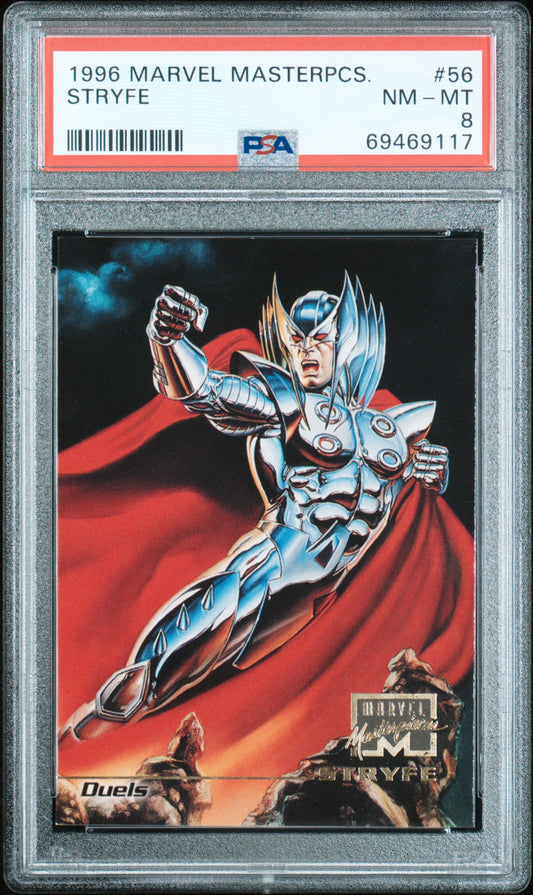 1996 Marvel Masterpieces 56 Stryfe Psa 8