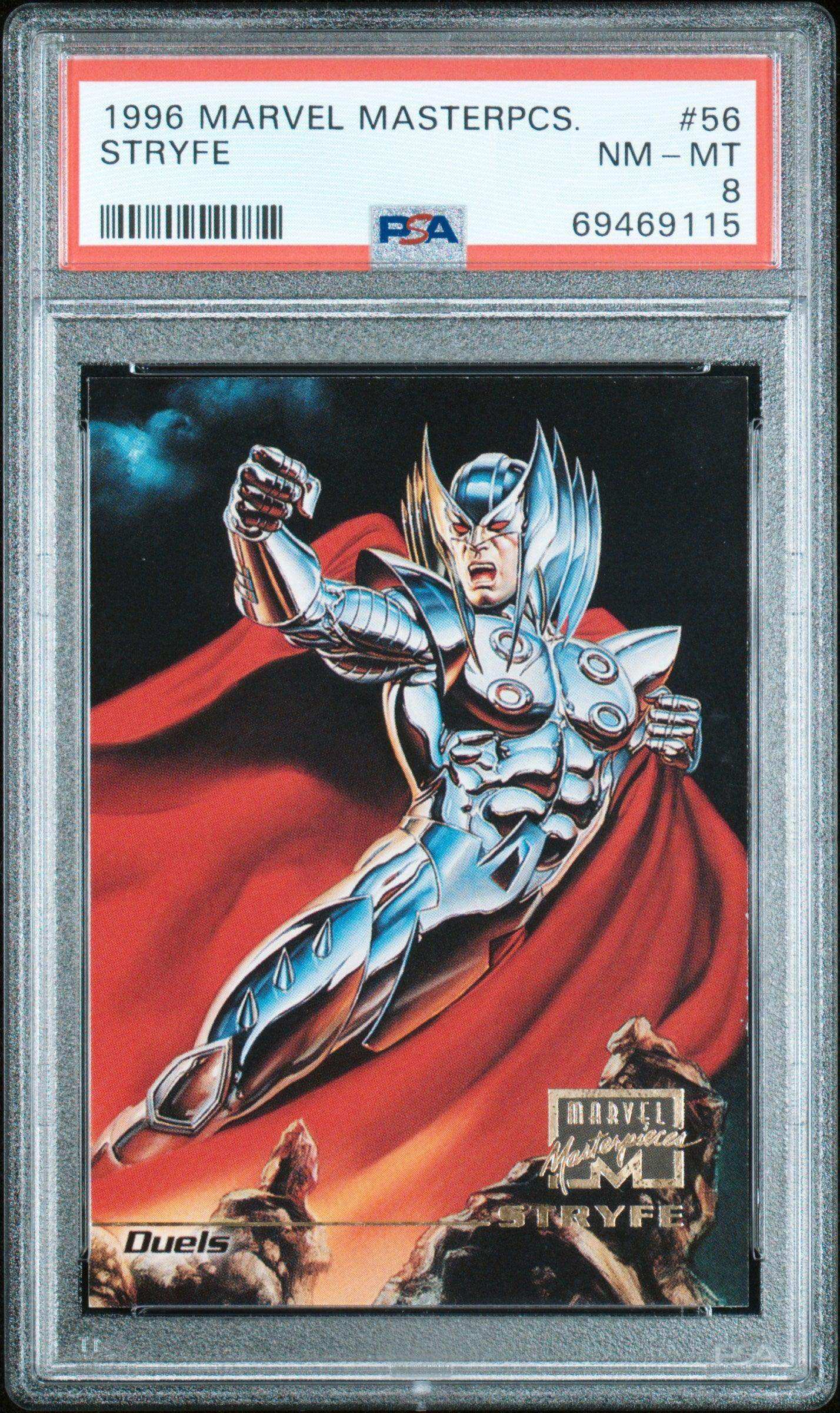 1996 Marvel Masterpieces 56 Stryfe Psa 8