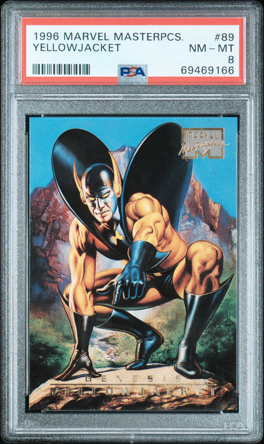 1996 Marvel Masterpieces 89 Yellowjacket Psa 8