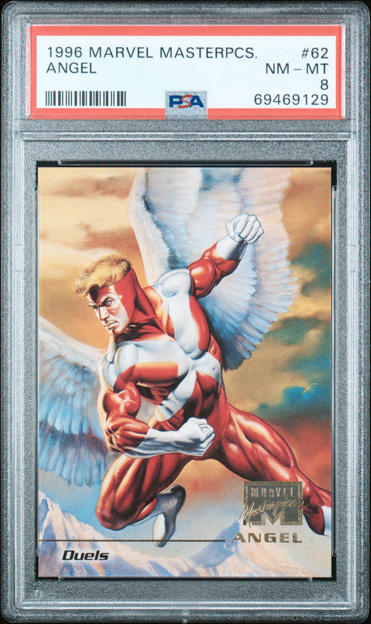 1996 Marvel Masterpieces 62 Angel Psa 8