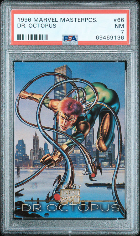 1996 Marvel Masterpieces 66 Dr. Octopus Psa 7